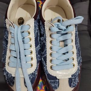 KURT GEIGER INSLINGTON DENIM SNEAKERS